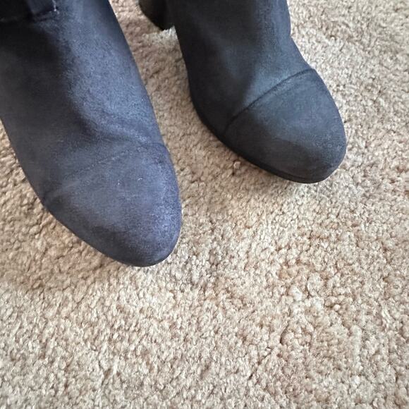 Rag & Bone Harrow Waxy Suede Gray High Heel Ankle Bootie 39.5 US 9.5 - Picture 3 of 8